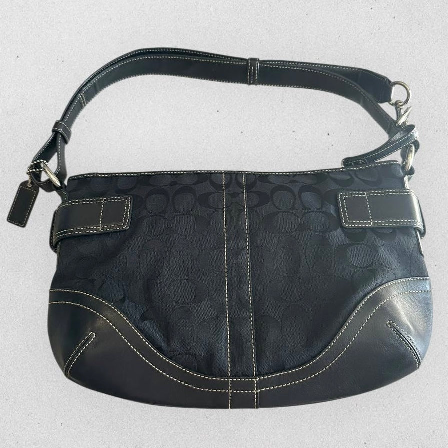 Authentic Vintage Coach Signature Shoulder/Crossbody Bag