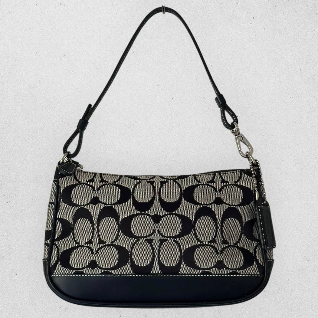 Authentic Vintage Coach Signature Demi Shoulder Bag