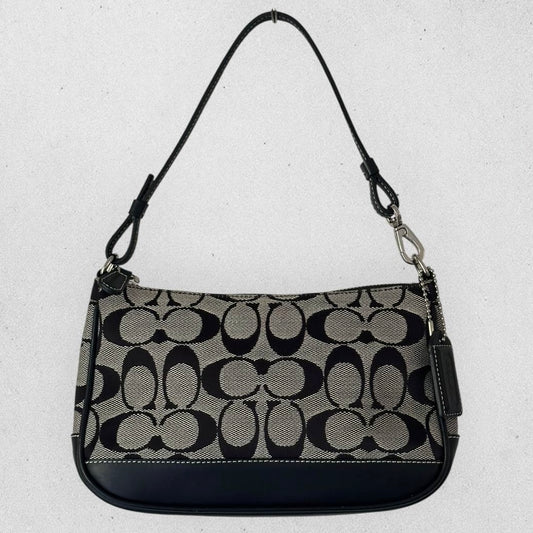 Authentic Vintage Coach Signature Demi Shoulder Bag