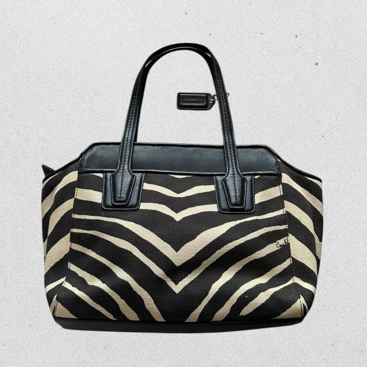 Authentic Vintage Coach Zebra Shoulder Bag
