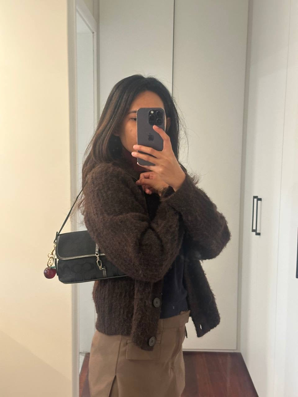 Authentic Vintage Coach Hamptons Signature Shoulder Bag
