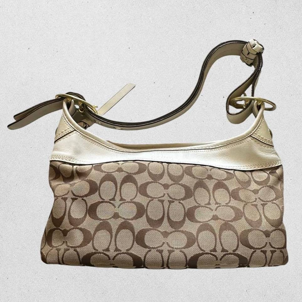 Authentic Vintage Coach Signature Shoulder/Crossbody Bag