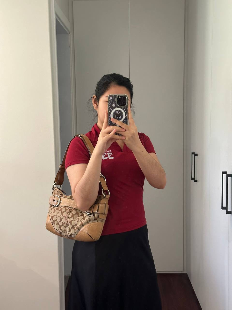 Authentic Vintage Coach Signature Crossobody/Shoulder Bag