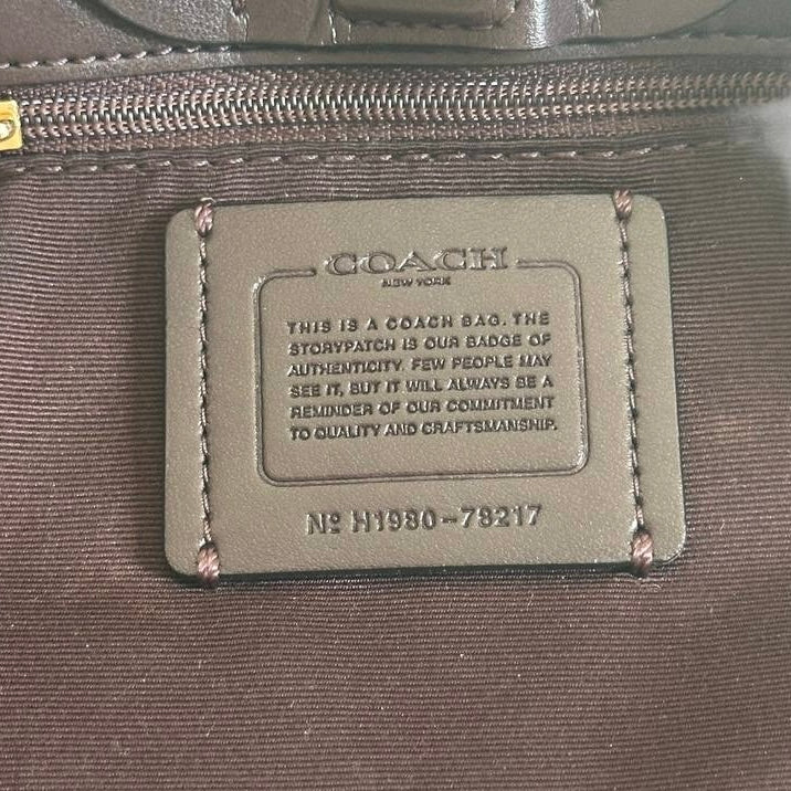 Authentic Coach Central Shopper Small Tote with Bag Charms