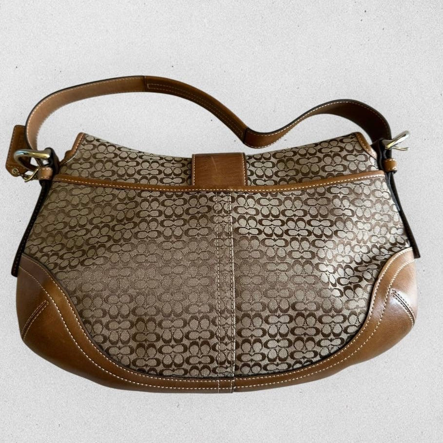 Authentic Vintage Coach Soho Signature Shoulder Bag