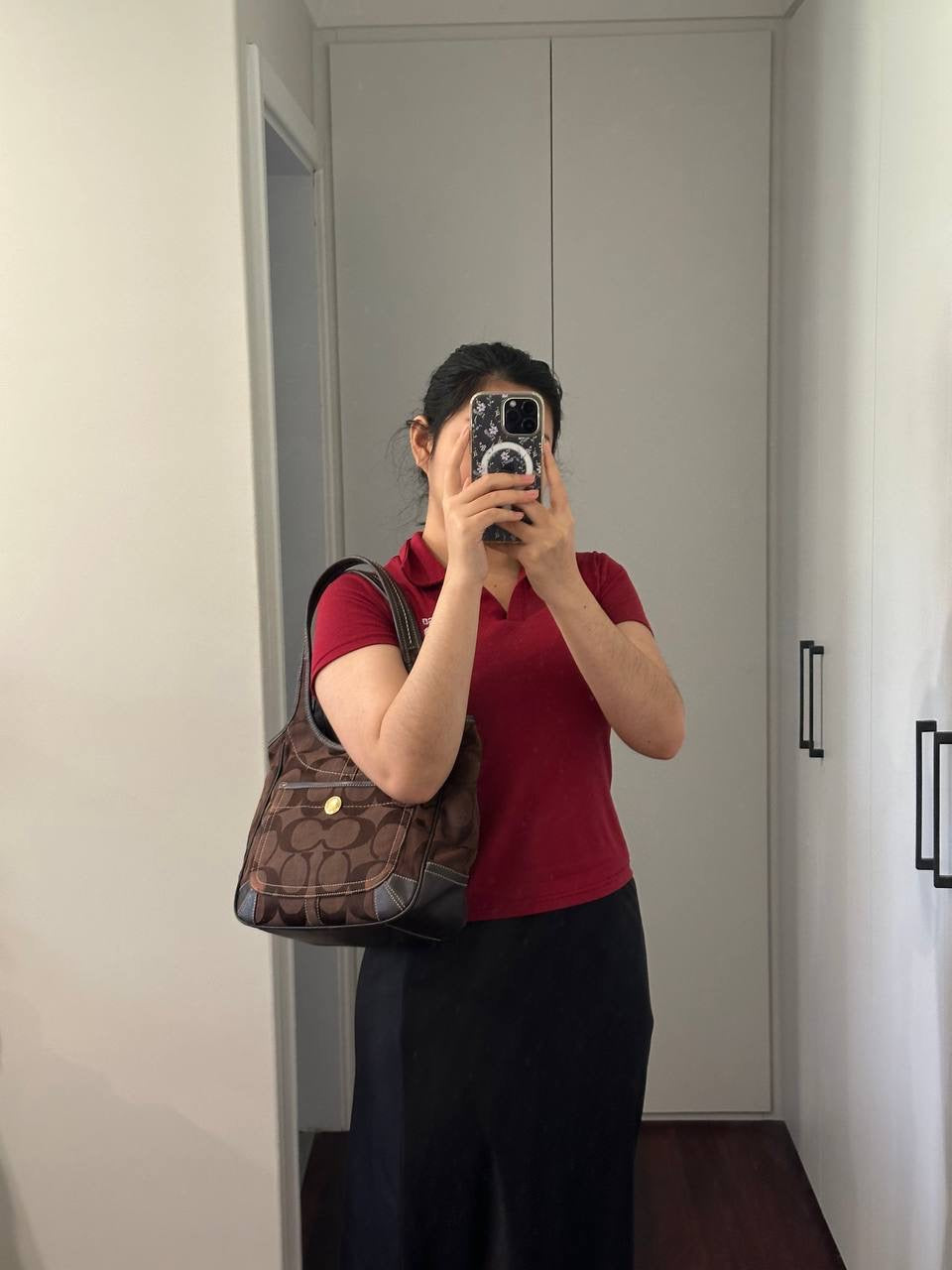 Authentic Vintage Coach Ergo Signature Shoulder Bag