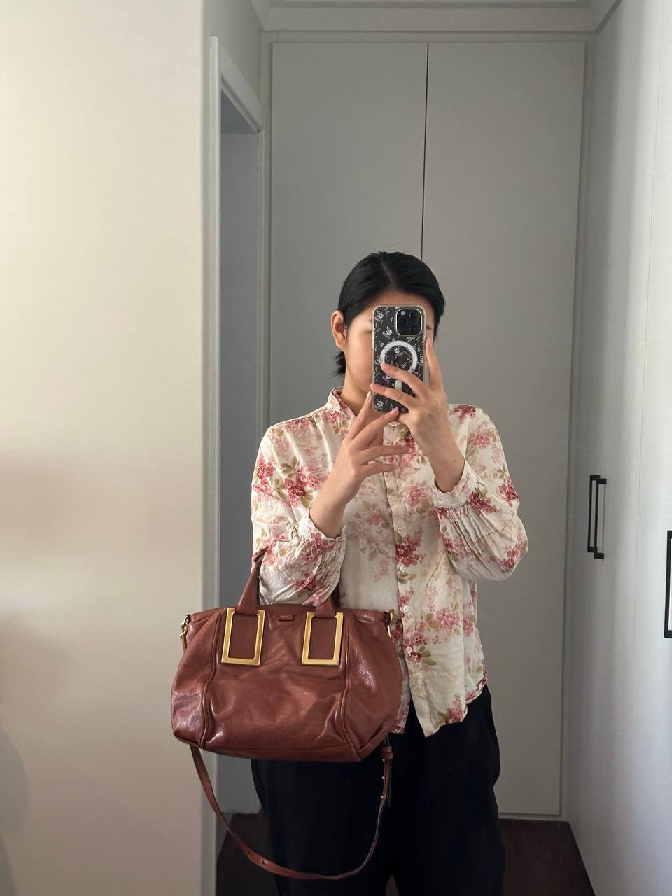 Authentic Vintage Chloe Ethel Leather Shoulder Bag
