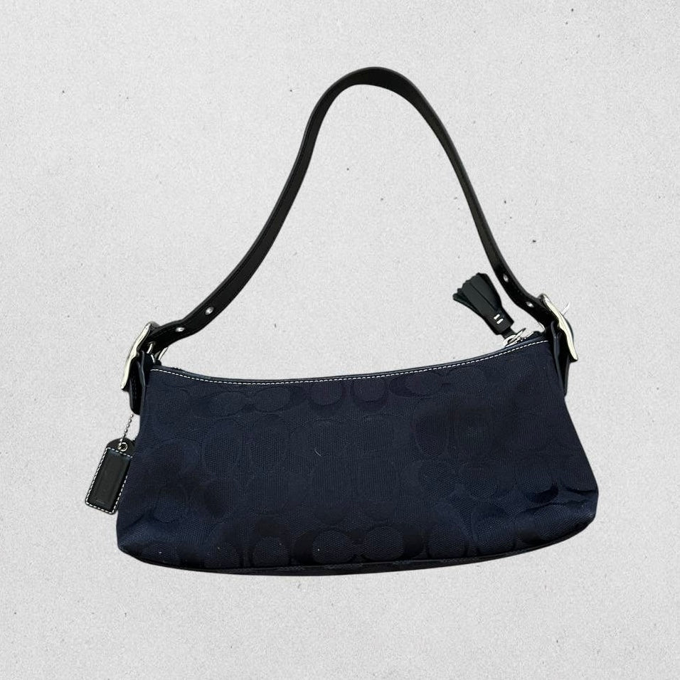 Authentic Vintage Coach Signature Shoulder Bag