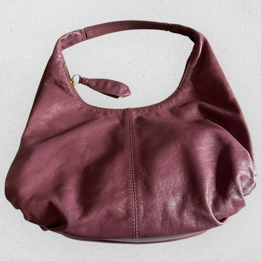 Authentic Vintage Coach Crescent Leather Hobo Bag