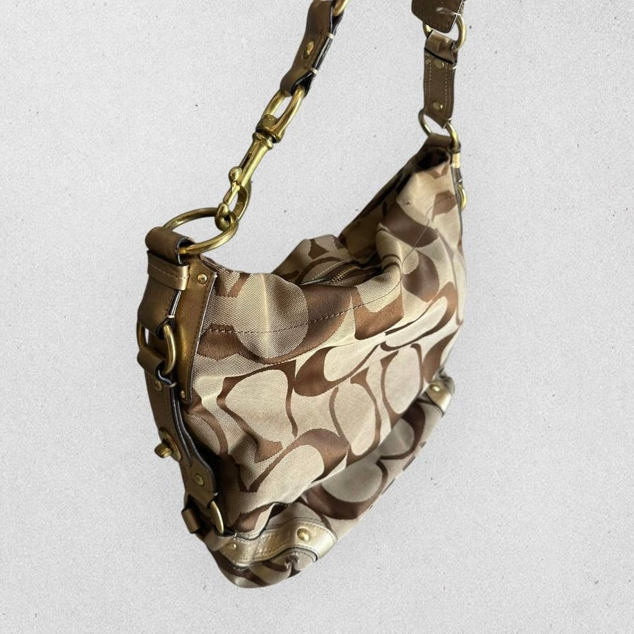 Authentic Vintage Coach Carly Signature Shoulder bag