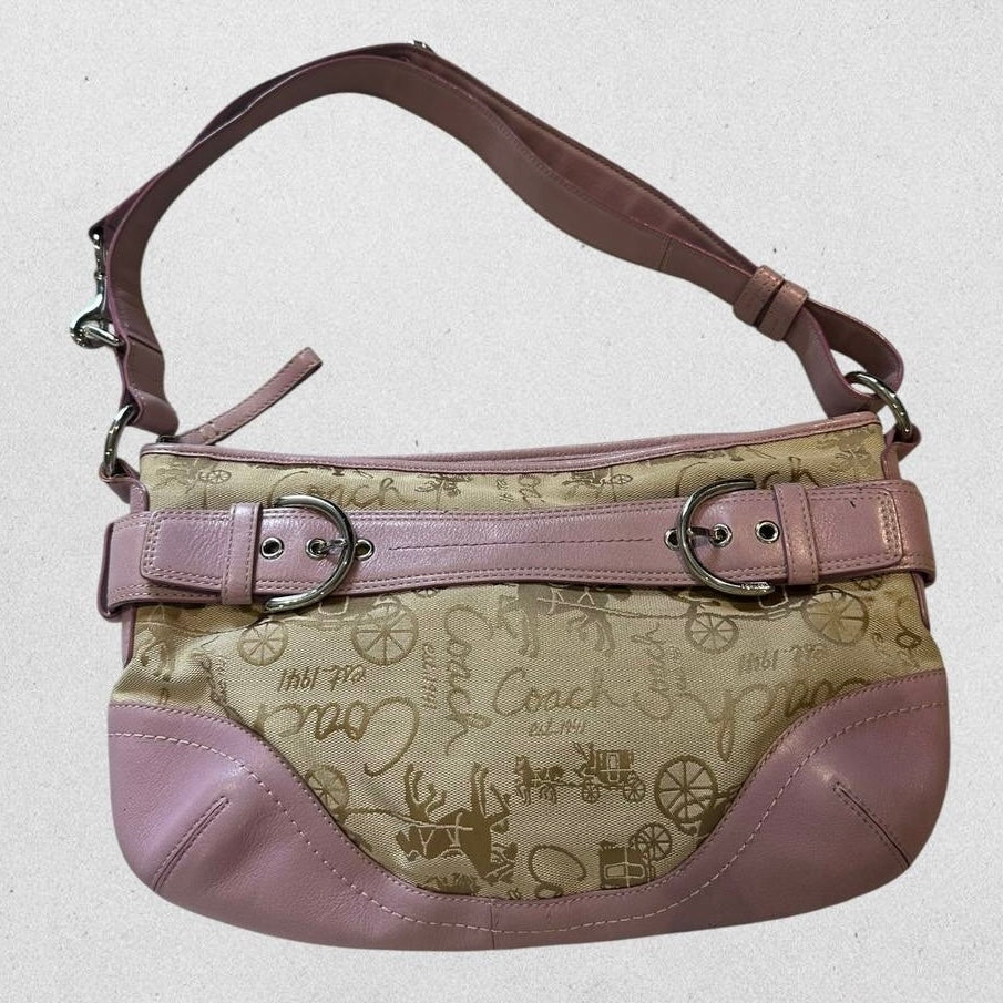 Authentic Vintage Coach Signture  Shoulder/Crossbody Bag