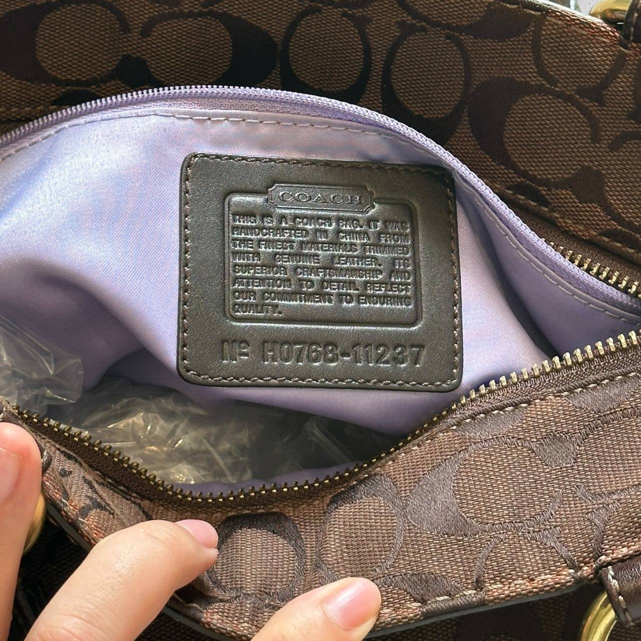 Authentic Vintage Coach Legacy Signature Tote Bag