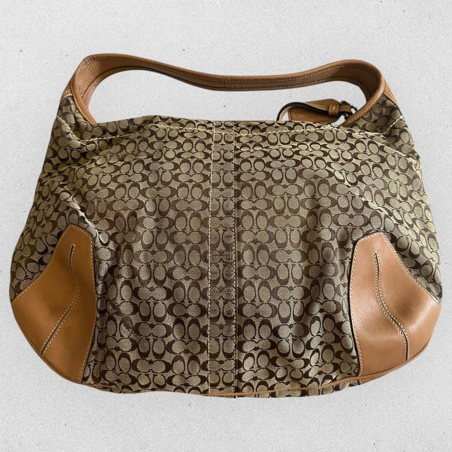 Authentic Vintage Coach Signature Ergo Hobo Bag