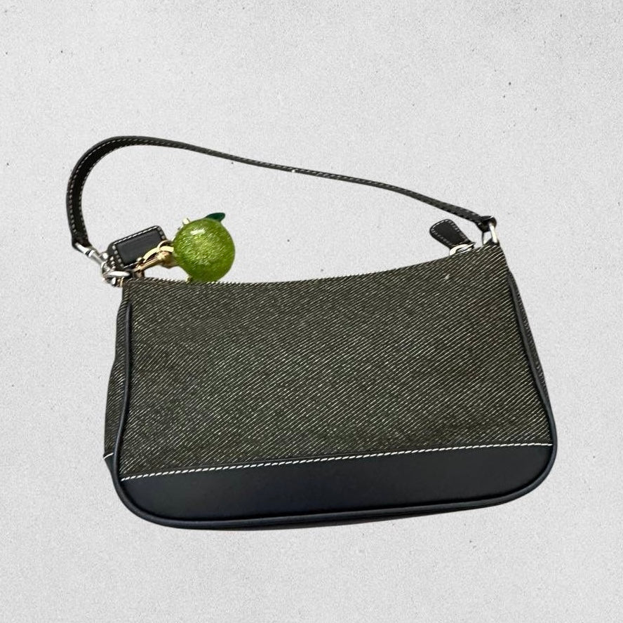 Authentic Vintage Coach Demi Wool Shoulder Bag