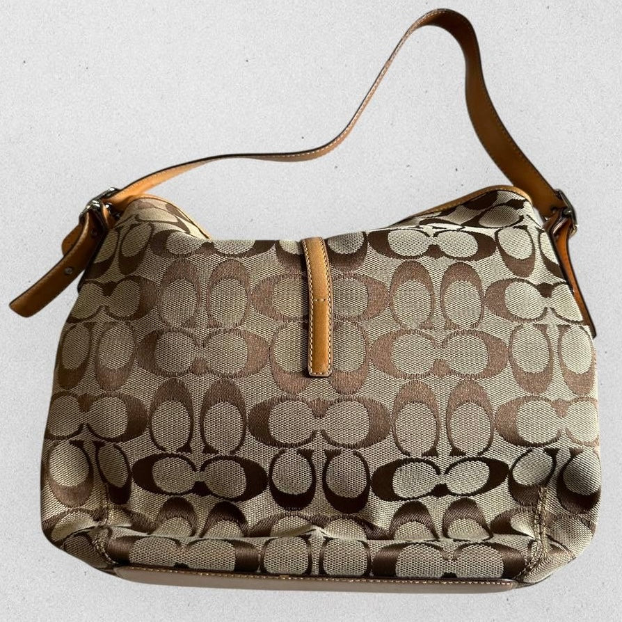 Authentic Vintage Coach Signature Hamptons Shoulder Bag
