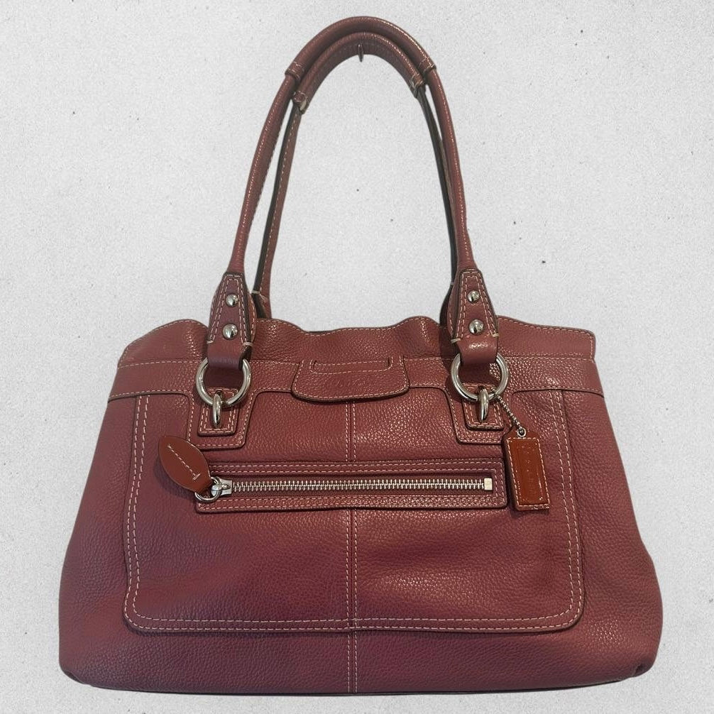Authentic Vintage Coach Penelope Pebbled Leather Shoulder Bag
