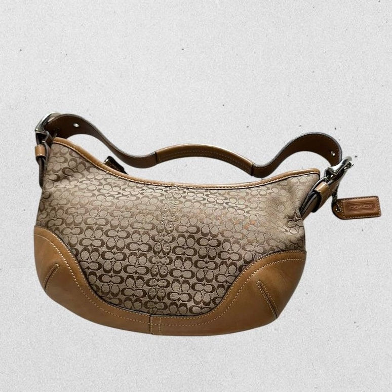 Authentic Vintage Coach Signature Hobo Bag