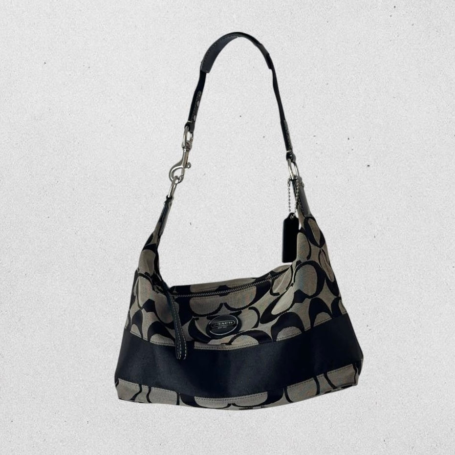 Authentic Vintage Coach Singature Hobo Bag