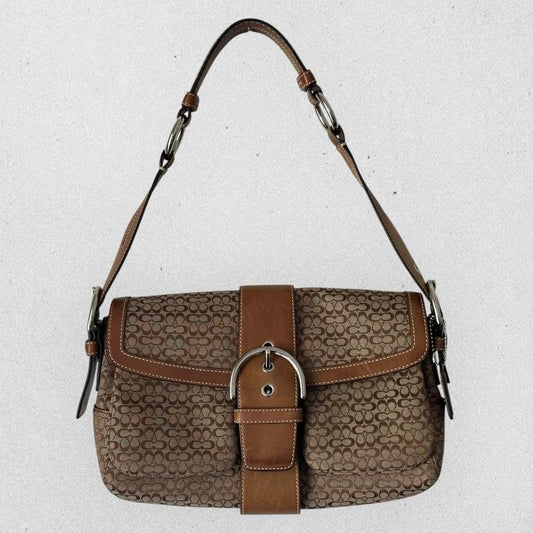 Authentic Vintage Coach Soho Flap Shoulder Bag