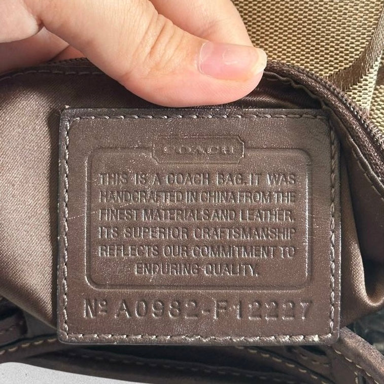Authentic Vintage Coach Ergo Signature Hobo Bag