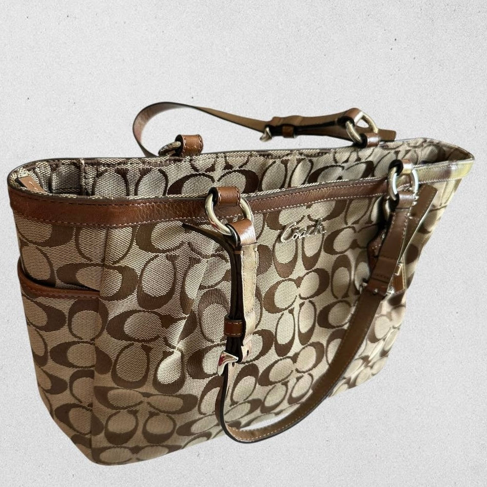 Authentic Vintage Coach Signature Tote Bag