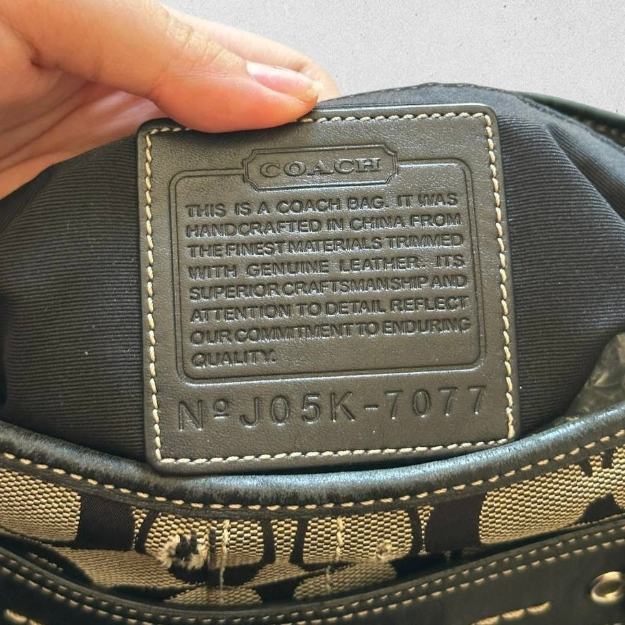 Authentic Vintage Coach Signature Crossobody/Shoulder Bag