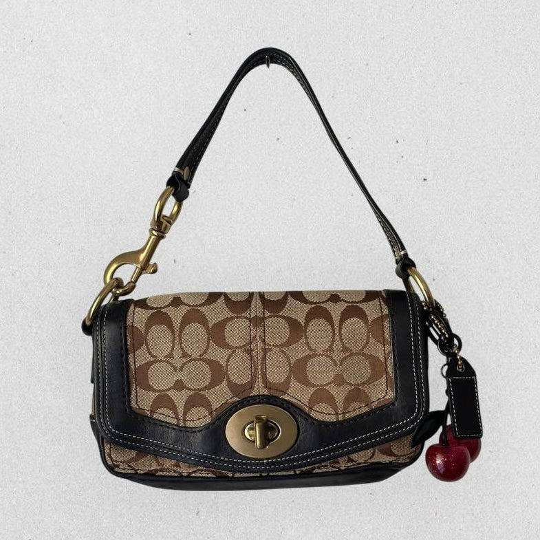 Authentic Vintage Coach 65th Anniversary Legacy Stripe Bag