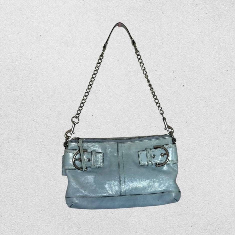 Authentic Vintage Coach Soho Patent Leather Shoulder Bag Rare