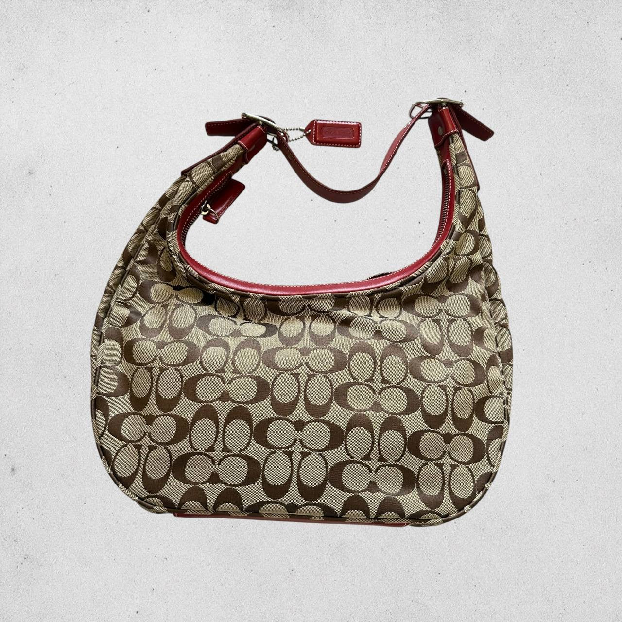 Authentic Vintage Coach Signature Hobo Bag