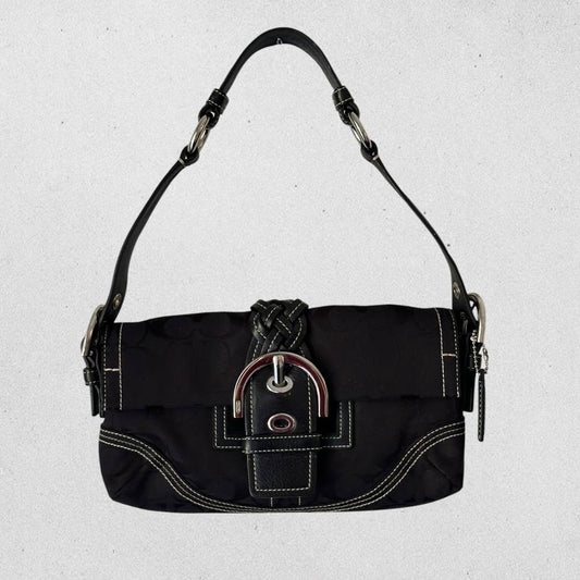 Authentic Vintage Coach Soho Flap Shoulder Bag