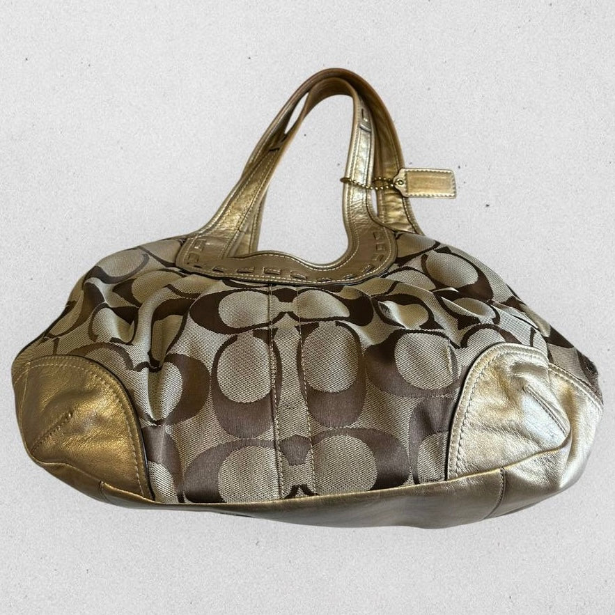 Authentic Vintage Coach Ergo Kisslock Tote Bag
