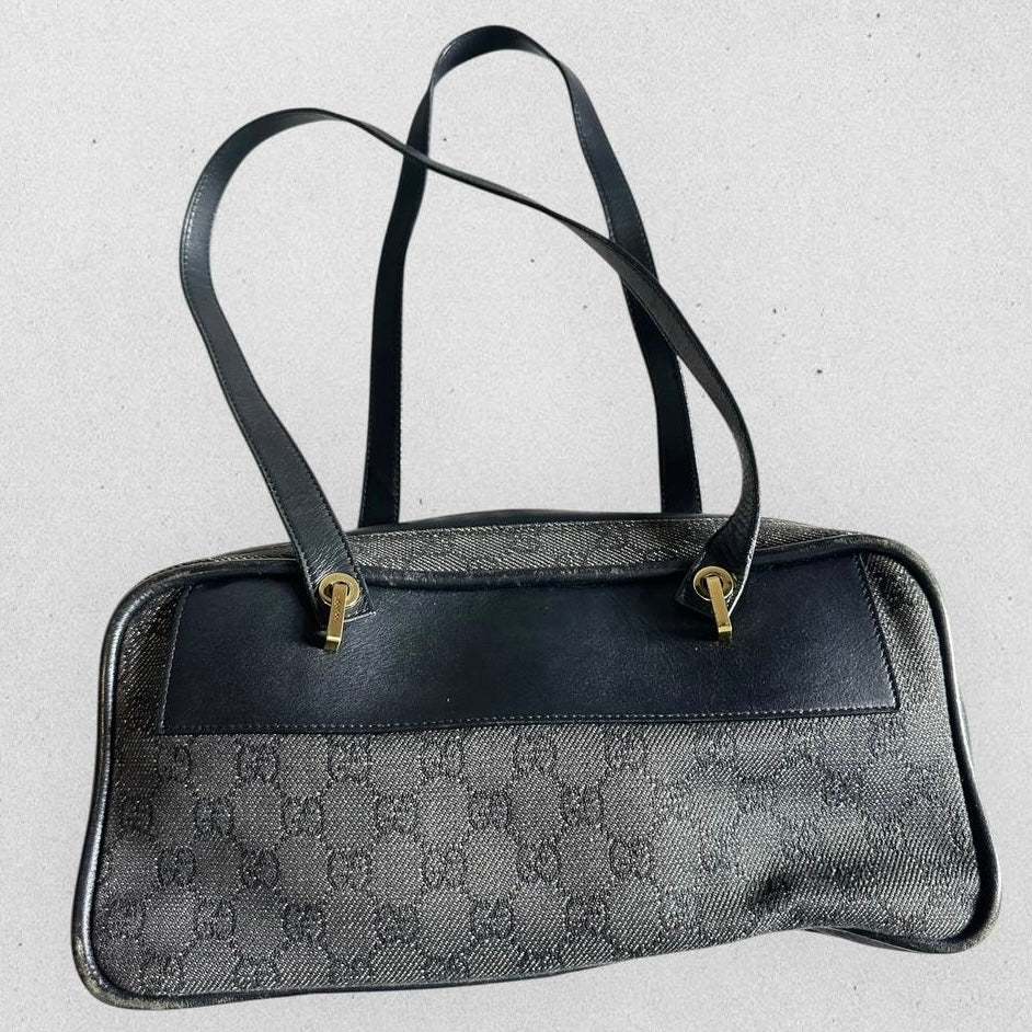 Authentic Vintage Gucci GG Canvas Shoulder Bag