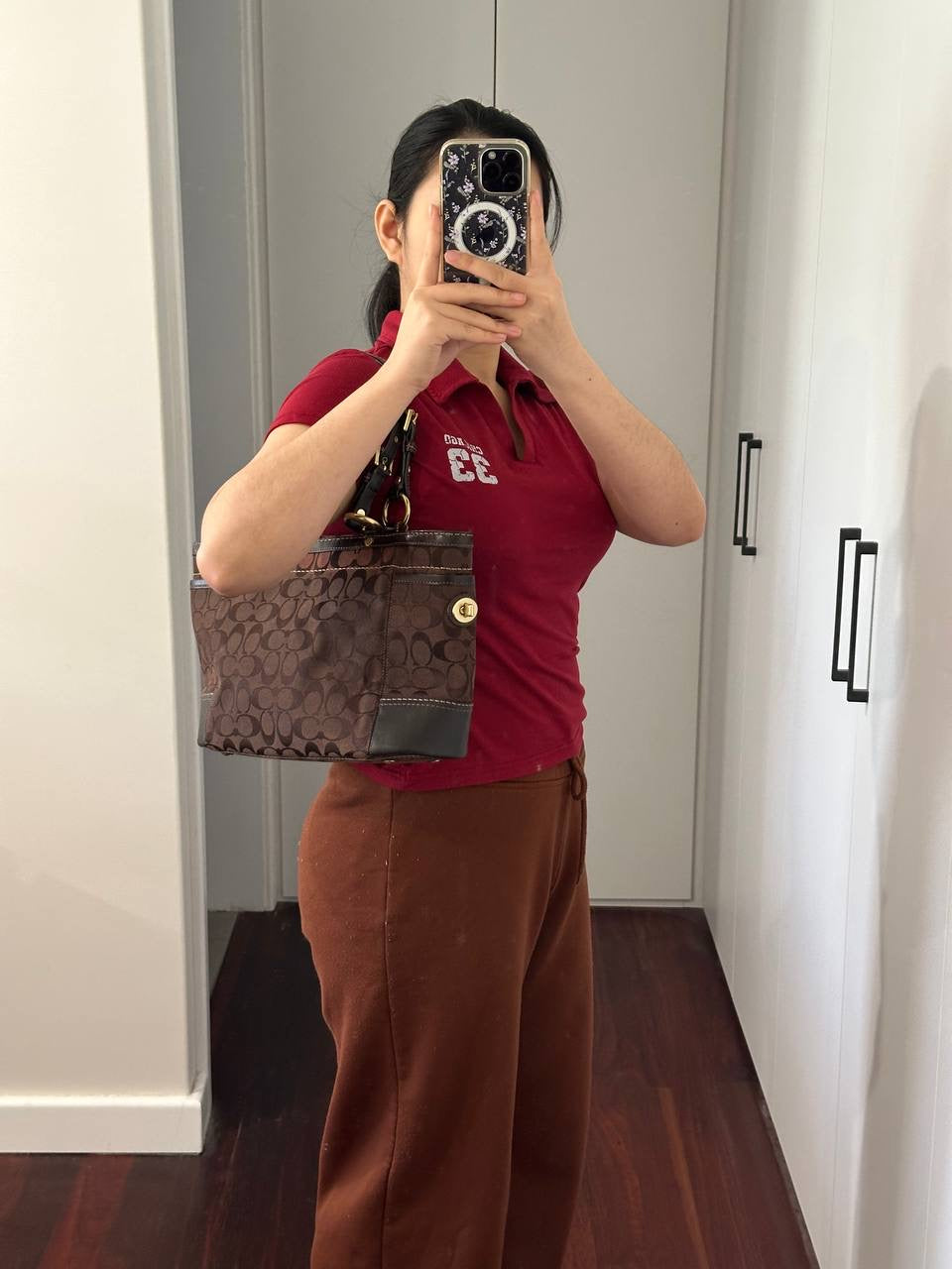 Authentic Vintage Coach Legacy Signature Tote Bag