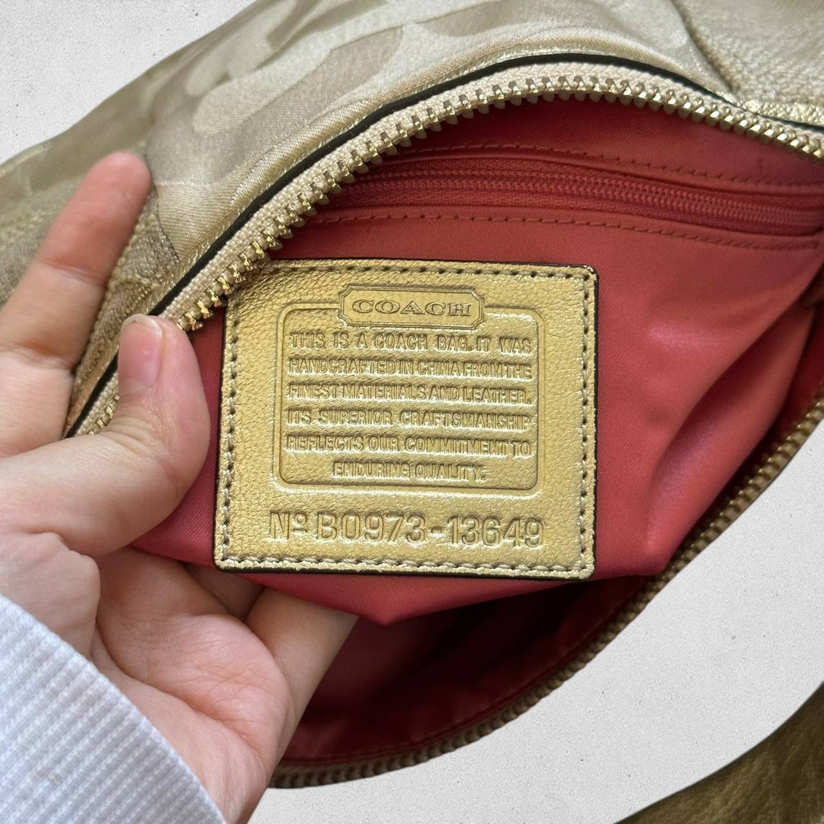 Authentic Vintage Coach Patchwork Hobo Bag