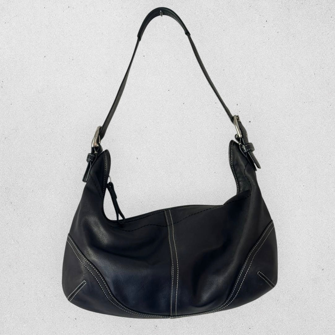 Authentic Vintage Coach Leatherr Hobo Bag