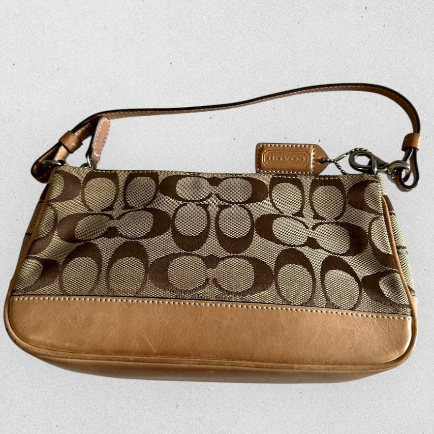 Authentic Vintage Coach Signature Demi Shoulder Bag