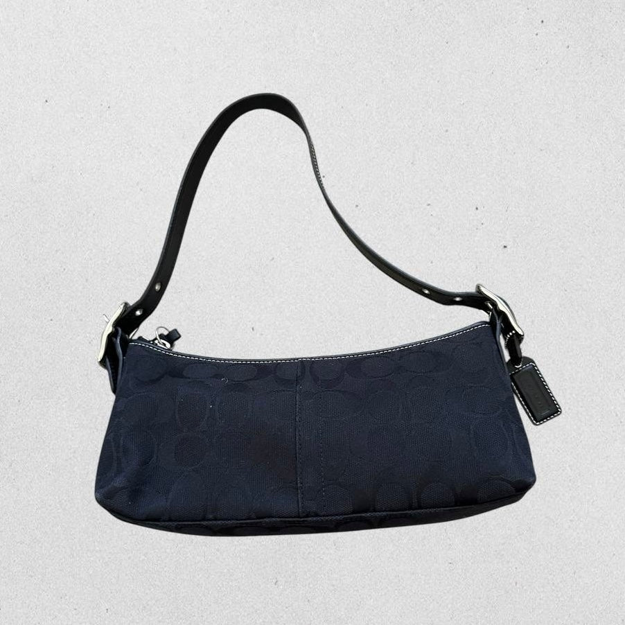 Authentic Vintage Coach Signature Shoulder Bag
