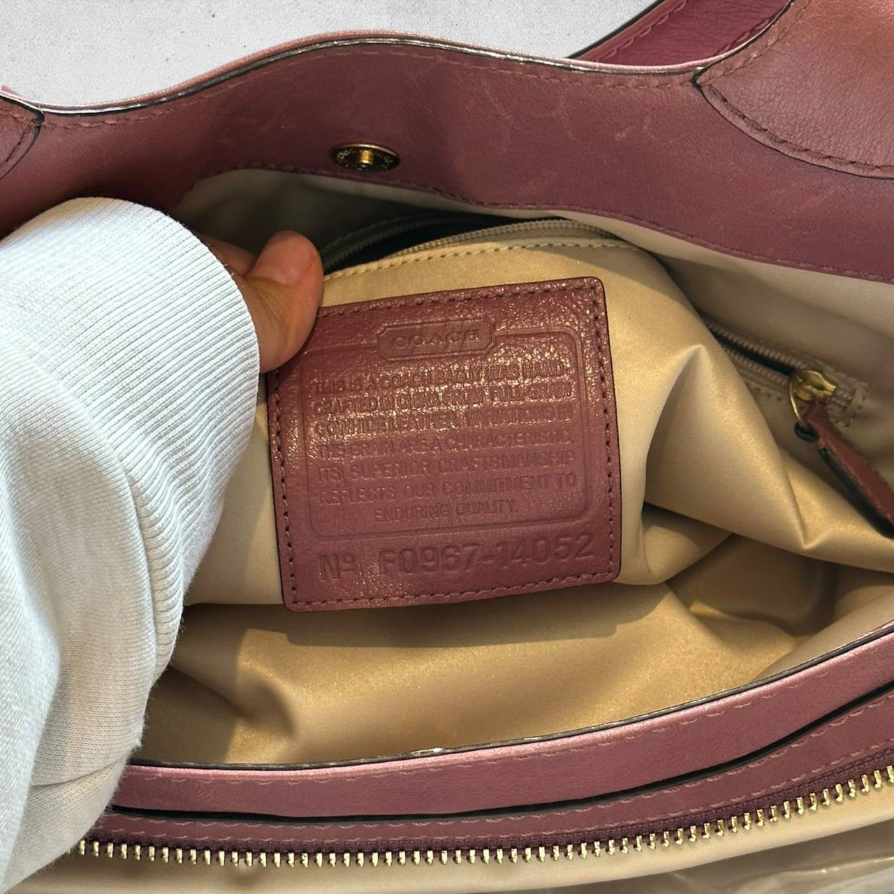Authentic Vintage Coach Lexi Leather Shoulder Bag