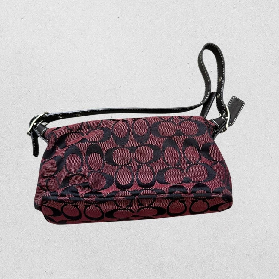Authentic Vintage Coach Signature Shoulder Bag & Wallet