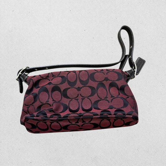 Authentic Vintage Coach Signature Shoulder Bag & Wallet