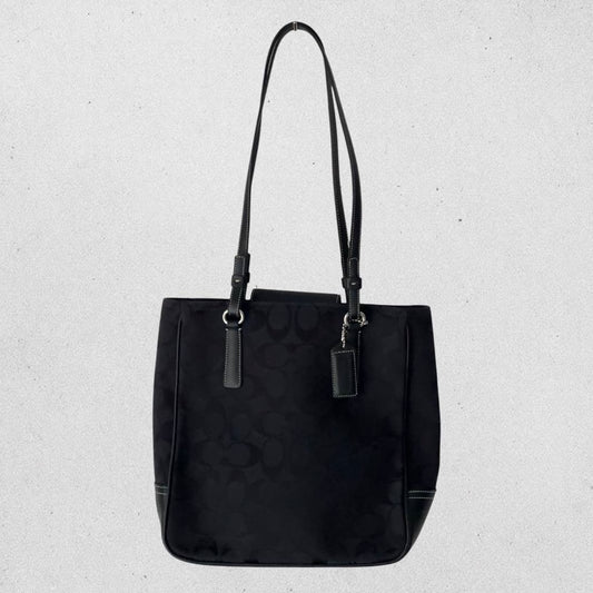Authentic Vintage Coach Signature Small Tote Bag
