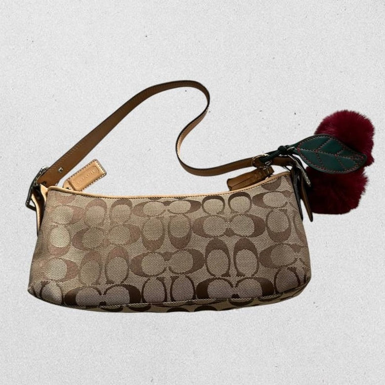 Authentic Vintage Coach Signature Shoulder Bag