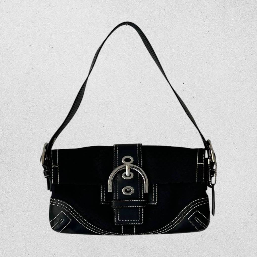 Authentic Vintage Coach Soho Flap Shoulder Bag