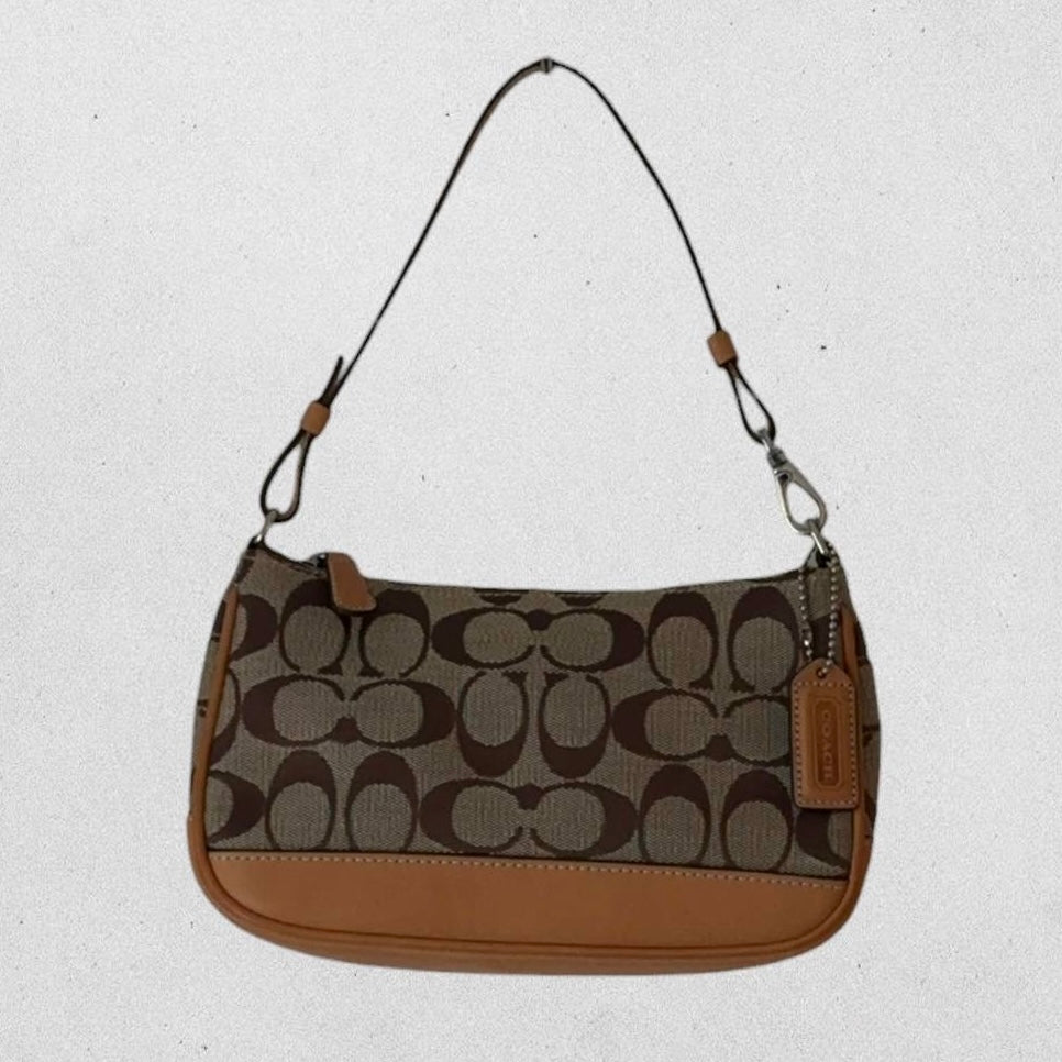 Authentic Vintage Coach Demi Signature Shoulder Bag