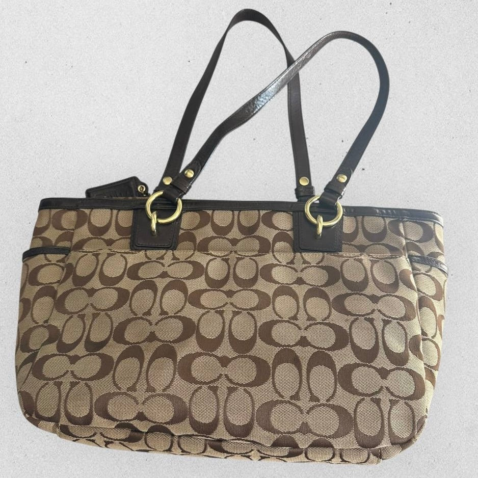 Authentic Vintage Coach Signature Tote Bag