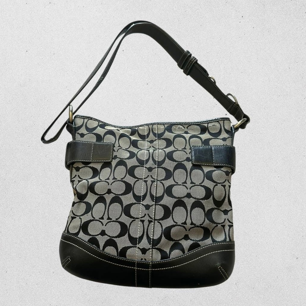 Authentic Vintage Coach Signature Crossobody/Shoulder Bag