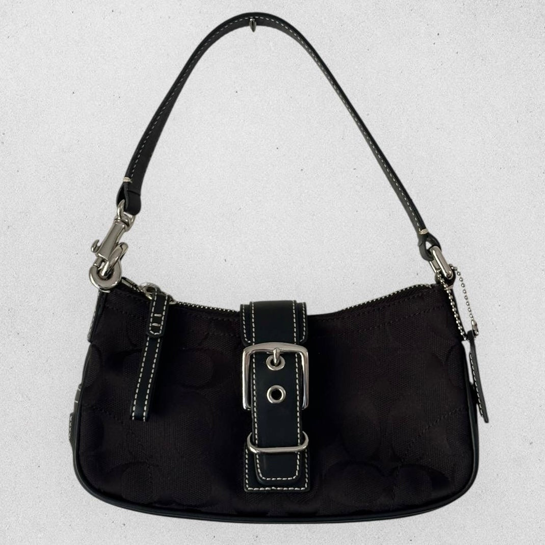 Authentic Vintage Coach Soho Mini Buckle Shoulder Bag