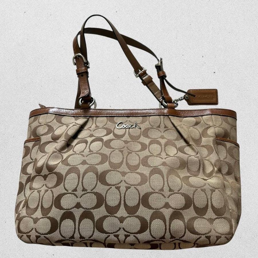 Authentic Vintage Coach Signature Tote Bag