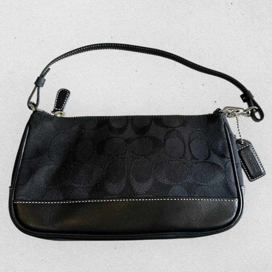 Authentic Vintage Coach Signature Demi Shoulder Bag