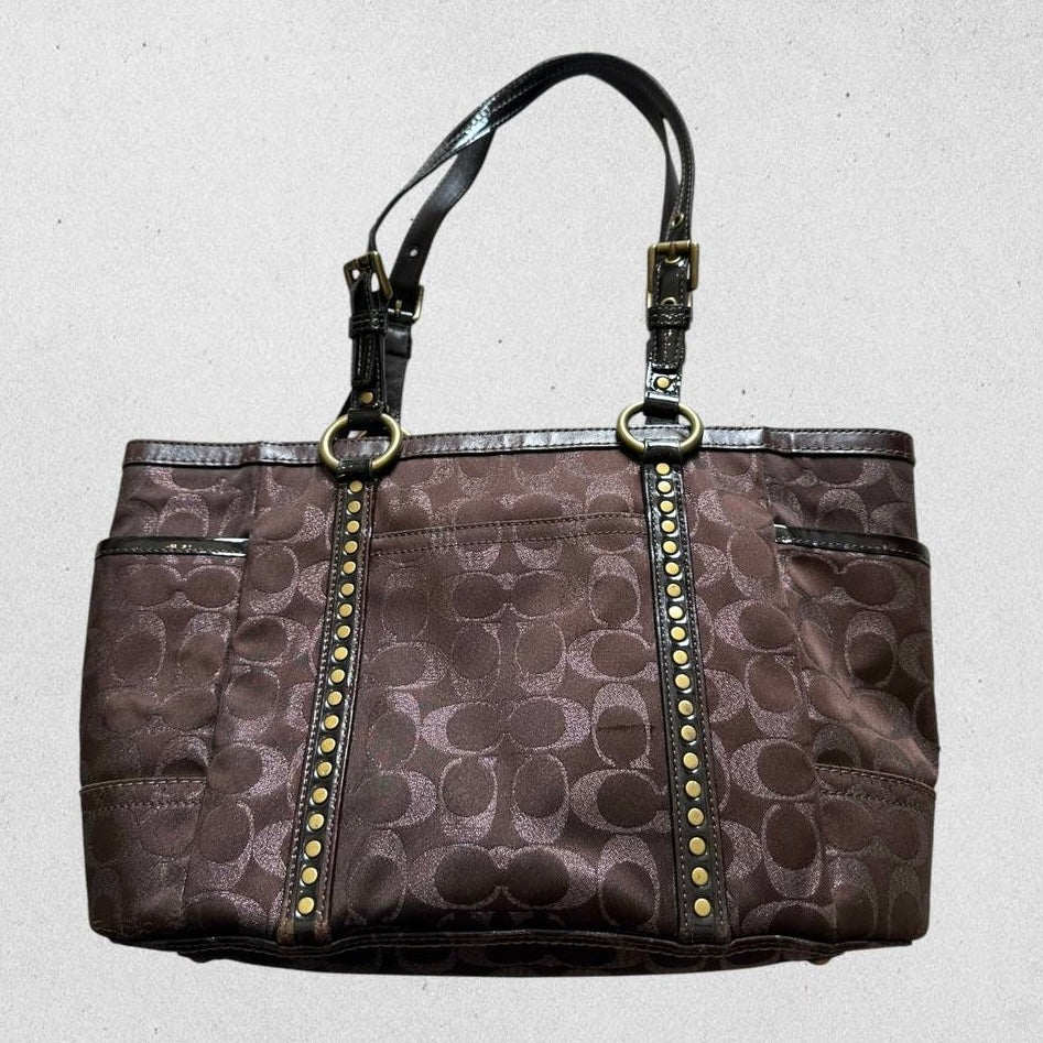 Authentic Vintage Coach Legacy Brown Tote Bag
